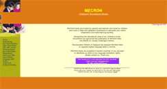 Desktop Screenshot of mecronbooks.com